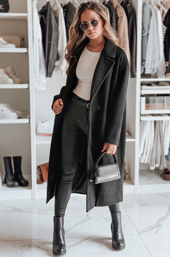 Ženski prevelik prehodni plašč LORINESS black Dstreet TY4692