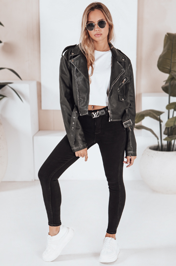 Ženske kavbojke BLACKIN skinny black Dstreet UY2221