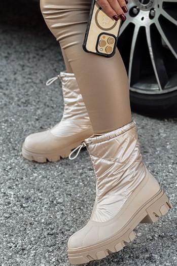 Ženski snežni škornji NORDYN beige Dstreet ZY0537