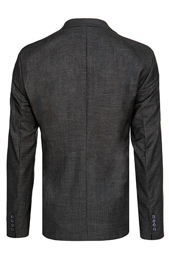 Moški enonadstropni blazer črne barve Dstreet MX0621