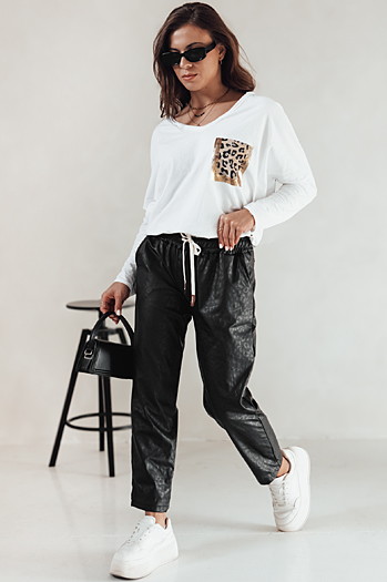 WAXVIA ženske hlače ene velikosti črne Dstreet UY2290