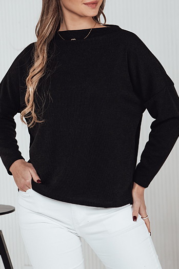 Ženska bluza WERIIO z obeskom črna Dstreet RY2710