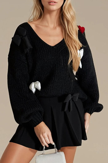 Ženski pulover PUREBOW black Dstreet MY2364