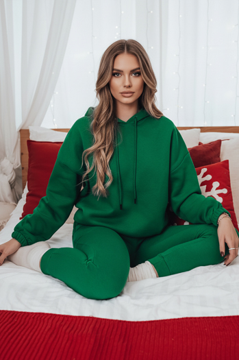 KSENIIA PREMIUM ženske trenirke zelene barve Dstreet AY1111