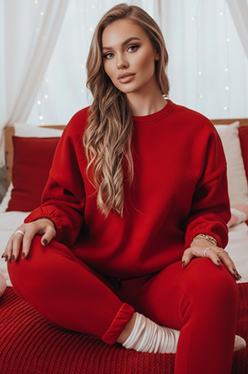 Ženski komplet trenirke ARIELLA PREMIUM rdeča Dstreet AY1113