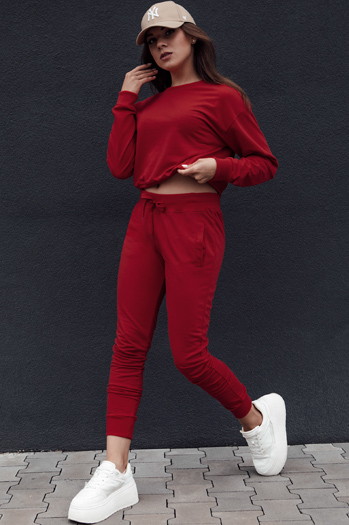 Ženske superge FITS bordo barve Dstreet UY2304