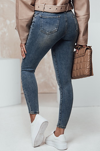 Ženske hlače iz džinsa FIGURISS push up Dstreet UY2308