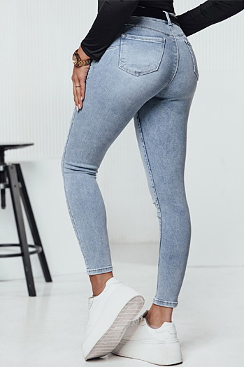 Ženske jeans hlače FITTYCHIC push up blue Dstreet UY2315