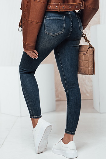 Ženske hlače CASVISTA skinny s pasom Denim Dstreet UY2326