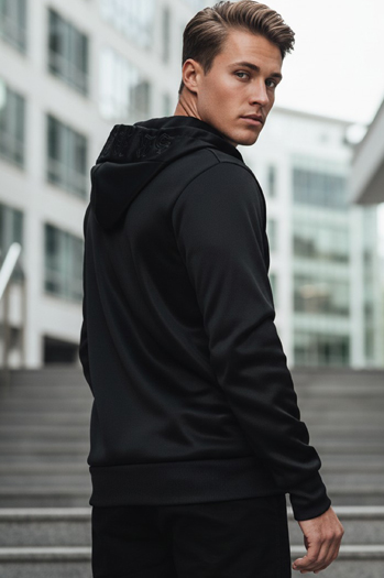 Moška kapuca črna Dstreet BX5858