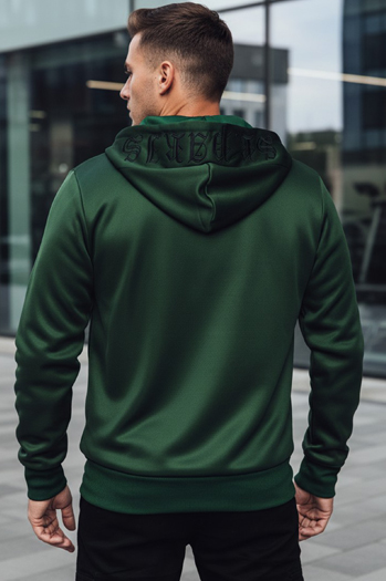 Moška jopa s kapuco zelena Dstreet BX5860