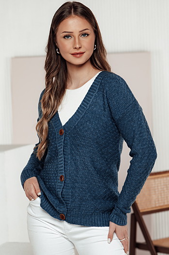 Ženski pulover CHICLINE blue Dstreet MY2400