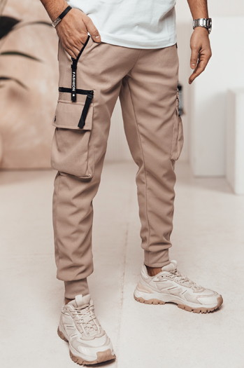 Moške hlače cago khaki Dstreet UX4466
