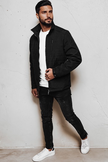Moška prehodna jakna črna Dstreet TX4986