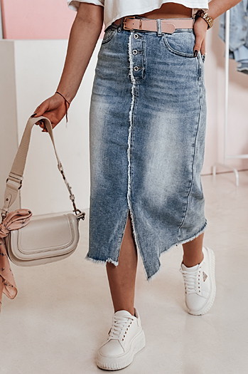 Žensko jeans midi krilo VINTAGO Dstreet CY0474
