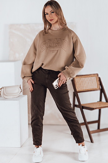 Ženske hlače iz džinsa STREETSTYLE kava Dstreet UY2393