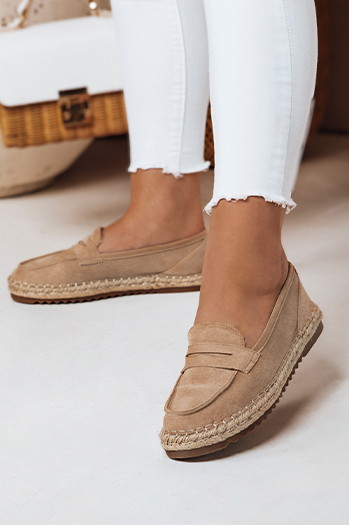Ženski mokasini JUDANA beige Dstreet ZY0630