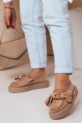 Ženski mokasini LOFTIS khaki Dstreet ZY0650