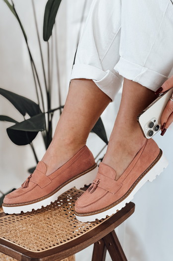 Azurni mokasini VANESSO pink Dstreet ZY0713