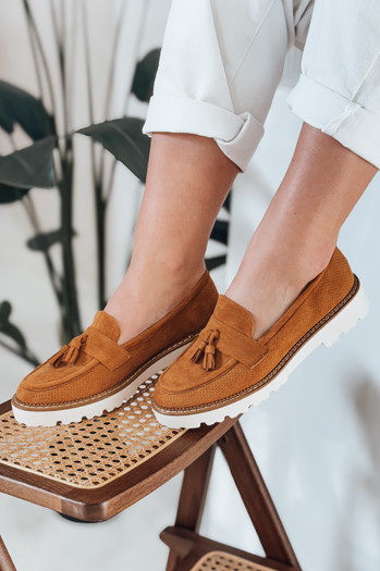 Azurni mokasini VANESSO camel Dstreet ZY0714