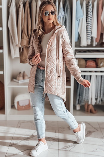 Ženska prehodna prešita jakna ROSSANA pink Dstreet TY4830