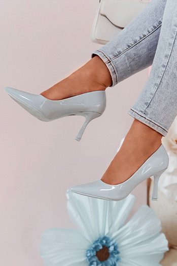 Ženske klasične LUXSOLA blue Dstreet stilettos ZY0741
