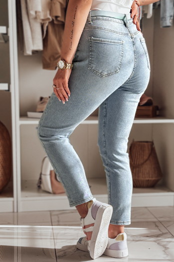 Ženske kavbojke slim fit STEFANIA blue Dstreet UY2420