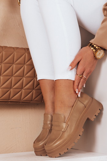 Ženski mokasini TORINO khaki Dstreet ZY0776