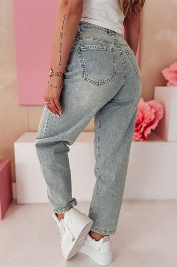 Ženske široke hlače iz džinsa WIDENO blue Dstreet UY2492