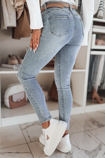 Ženske hlače iz džinsa DEMISTYLE blue Dstreet UY2496