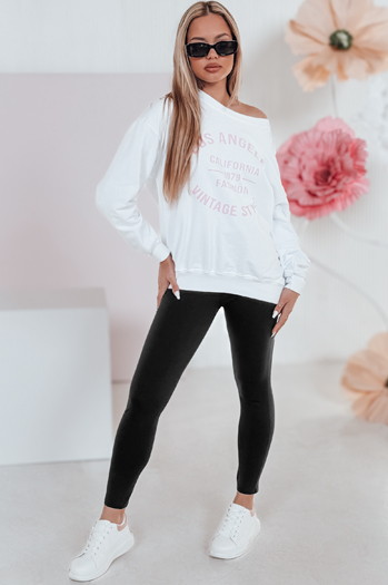 Ženske gamaše z visokim pasom SOFLEGG black Dstreet UY2510