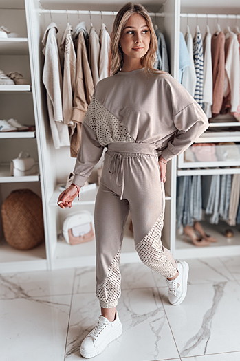 Ženske superge ELEGRA mocha Dstreet UY2515