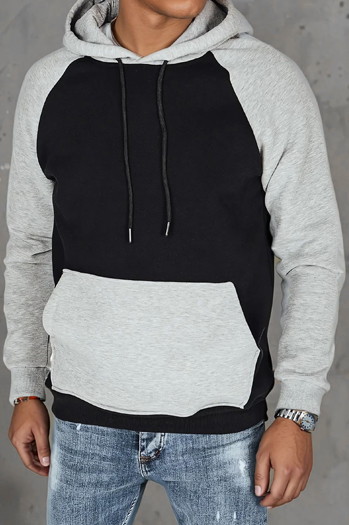 Moška osnovna majica s kapuco črna Dstreet BX5889