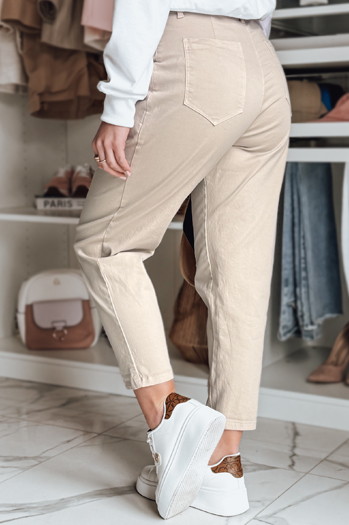Ženske hlače CHINOSKA hlače light beige Dstreet UY2557