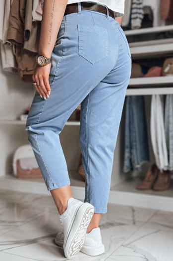 Ženske hlače CHINOSKA hlače modre Dstreet UY2559