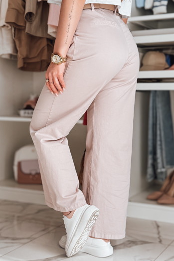 Ženske široke hlače MOBISKA roza Dstreet UY2620