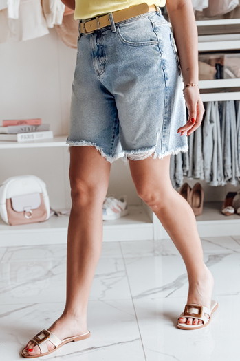 Ženske kratke hlače iz džinsa TAVELLIA blue Dstreet SY0466