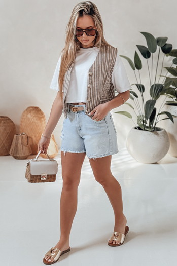 Ženske kratke hlače iz džinsa SUMMER JEAN blue Dstreet SY0484