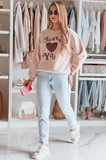 Ženska bluza FEELME roza Dstreet BY1473