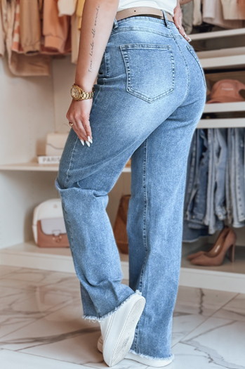 Ženske jeans hlače DOGERISS modre Dstreet UY2675