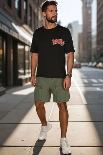 Moške bojne hlače iz blaga zelene barve Dstreet SX2508