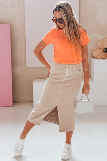 Ženska bluza KISS LOOK oranžna Dstreet RY2840