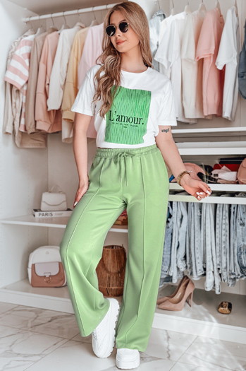 Ženske trenirke DRESSANIK zelena Dstreet UY2698