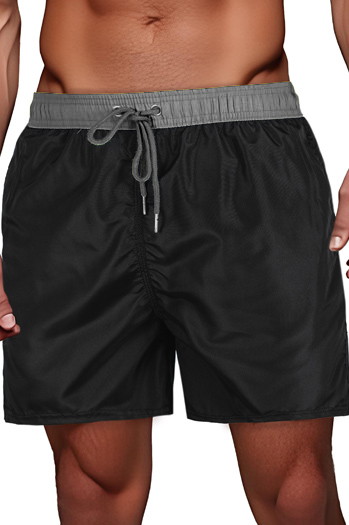 Moške kratke hlače črno-sive barve Dstreet SX2514