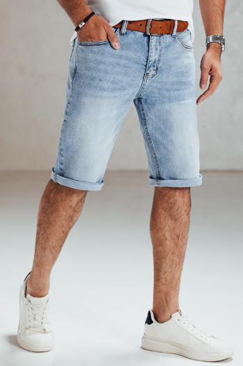Moške kratke hlače iz džinsa modre barve Dstreet SX2548