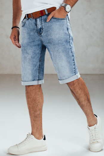 Moške kratke hlače iz džinsa modre barve Dstreet SX2551
