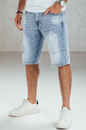 Moške kratke hlače iz džinsa modre barve Dstreet SX2554