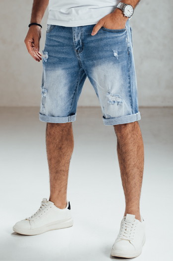 Moške kratke hlače iz džinsa, modre Dstreet SX2560