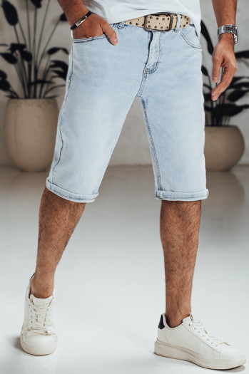 Moške kratke hlače iz džinsa, modre Dstreet SX2565