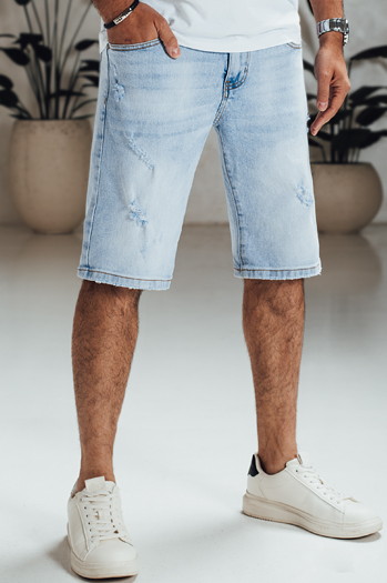 Moške kratke hlače iz džinsa modre barve Dstreet SX2566